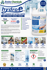 Hydro-E Hospital Grade Surface Disinfectant — Alcohol-Free HOCl Spray