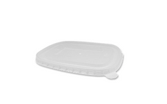 CPLA Lid for Rectangular Container - To Fit the 500-1000ml rectangle container 300pc/ctn