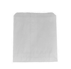 1 Square White GPL Bag 500pc/pk