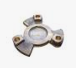 Polivac PV25 Brass 3 Puck Coupling-Cast