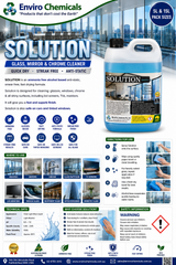 Solution Plus Glass Mirror & Chrome Cleaner Concentrated