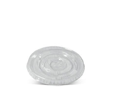 PET Flat lid 90mm with X slot 1000pc/ctn (FL90PET)