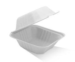 6'' Clamshell Hamburger Sugarcane 400pc/ctn