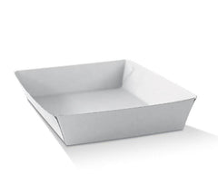 White corrugated tray / medium 250pc/ctn  (WCT3)