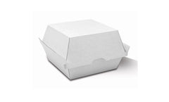 Burger Box / White Corrugated / Plain 250pc/ctn  (WCB2)