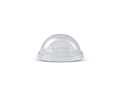 10oz PET Dome lid /Die-cut hole 1000pc/ctn