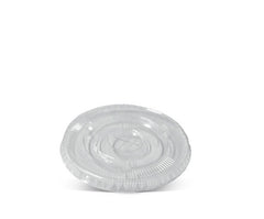 PET Flat lid 90mm with X slot 1000pc/ctn (FL90PET)