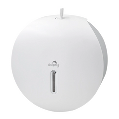 Dolphy Plaza Jumbo Toilet Roll Dispenser - White