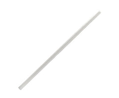 paper straw cocktail-plain white 2500pc/ctn