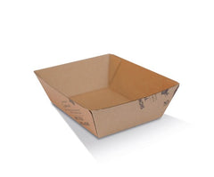 Tray Small/Brown Corrugated Plain/Brown 500pc/ctn