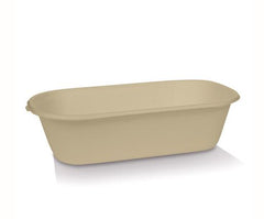 Tray Rectangular Unbleached Sugarcane 37oz (BTW37)