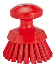 Vikan Hard Round Hand Scrub Brush