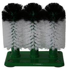 Thick Triple Glass washing brush with Suction Cap (For Sink Use)