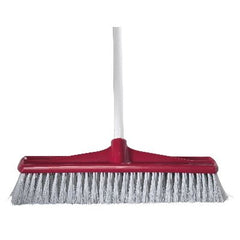 Oates Jumbo Indoor Broom with Handle 450mm - Red